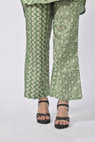 Stylish Green Floral Printed Tunic & Pants Set