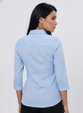 Women's Formal Blue Shirt