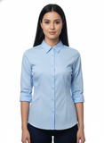 Women's Formal Blue Shirt