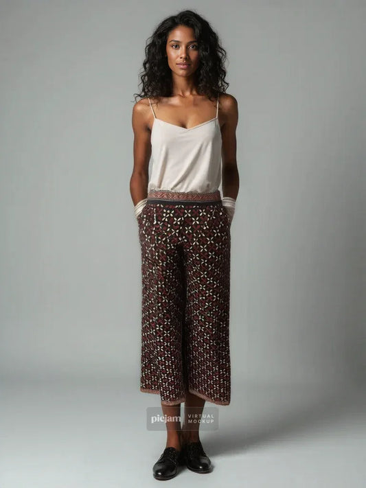 Bottom wear- Printed Rayon Cotton Bottom Wear - Belle Noor