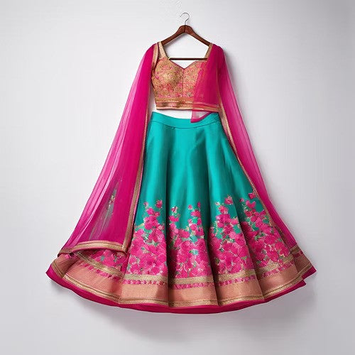 Floral Print Lehenga