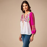 Chic Embroidered Top